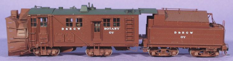 HOn3 Scale: Overland Models # 3259.1,D&amp;RGW Rotary Snow Plow OY, FP, WW 