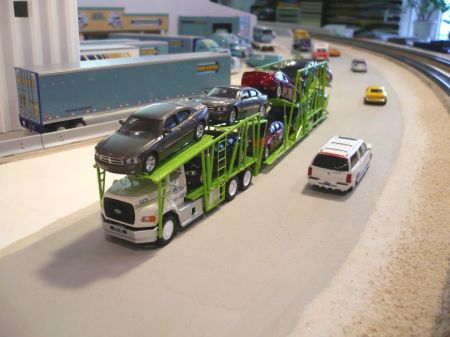 Ho scale ford auto transporter #4