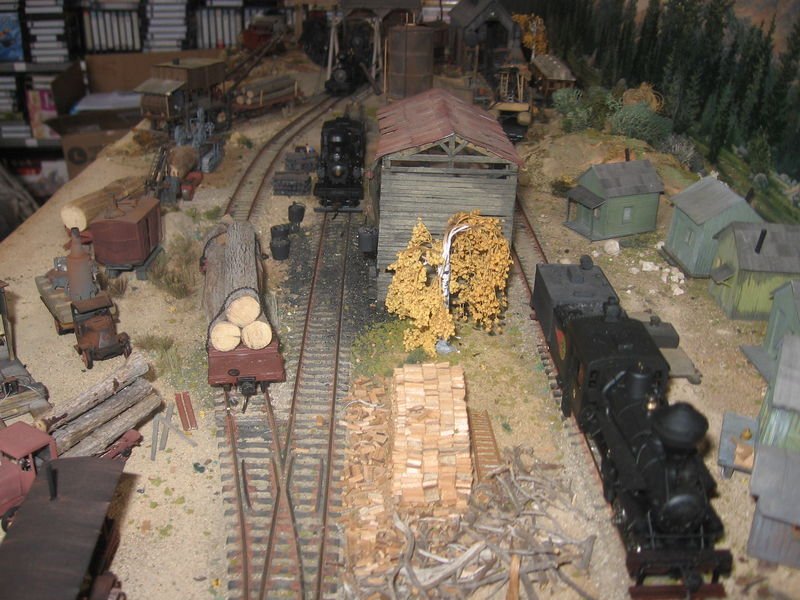ho scale layout  logging museum by guy tyteca  belgium