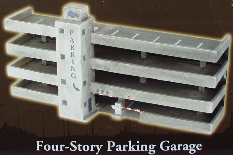 HO Scale: Bachmann, 4 Story Parking Garage