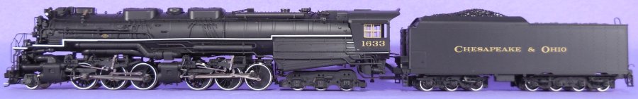 HO Scale: Rivarossi # R 5454, C&O, 2-6-6-6, H-8, AA-713