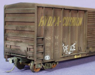 ho scale weathered freight cars for sale